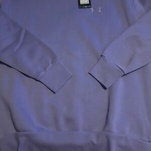 Under Armour Lavender Crewneck Sweatshirt with Logo